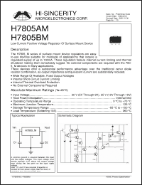 Click here to download H7805AM Datasheet