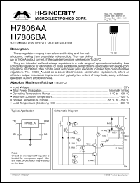 Click here to download H7806AA Datasheet