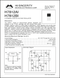 Click here to download H7812AI Datasheet