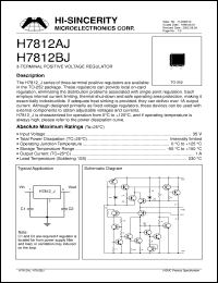 Click here to download H7812BJ Datasheet