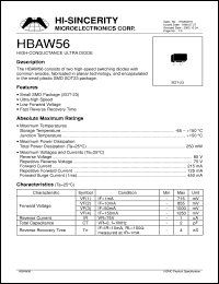 Click here to download HBAW56 Datasheet