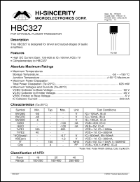 Click here to download HBC327 Datasheet