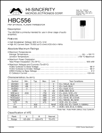 Click here to download HBC556 Datasheet