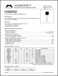 Click here to download HA8050 Datasheet