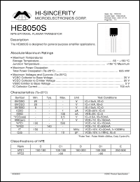 Click here to download HE8050S Datasheet