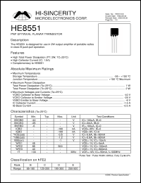 Click here to download HE8551 Datasheet