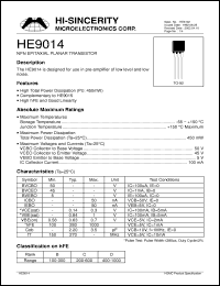 Click here to download HE9014 Datasheet