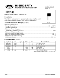 Click here to download HI350 Datasheet