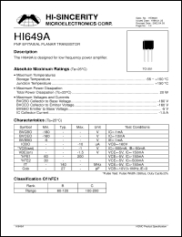 Click here to download HI649A Datasheet