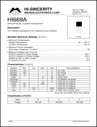 Click here to download HI669A Datasheet