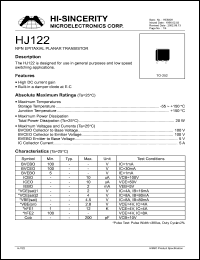 Click here to download HJ122 Datasheet