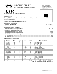 Click here to download HJ210 Datasheet