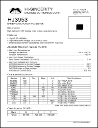 Click here to download HJ3953 Datasheet