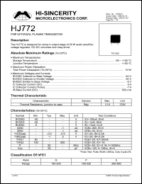 Click here to download HJ772 Datasheet