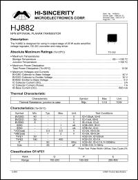 Click here to download HJ882 Datasheet
