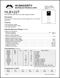 Click here to download HLB122T Datasheet