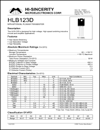 Click here to download HLB123D Datasheet