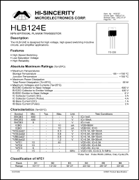 Click here to download HLB124E Datasheet