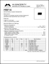 Click here to download HM14 Datasheet
