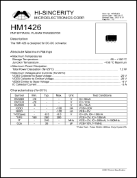Click here to download HM1426 Datasheet