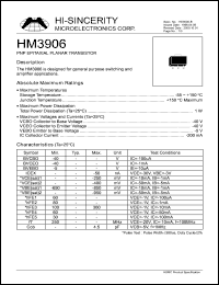 Click here to download HM3906 Datasheet