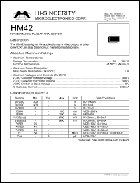 Click here to download HM42 Datasheet