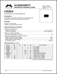 Click here to download HM64 Datasheet