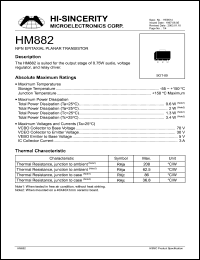 Click here to download HM882 Datasheet