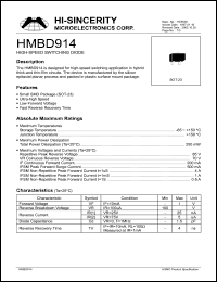 Click here to download HMBD914 Datasheet