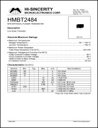 Click here to download HMBT2484 Datasheet