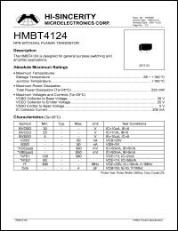 Click here to download HMBT4124 Datasheet
