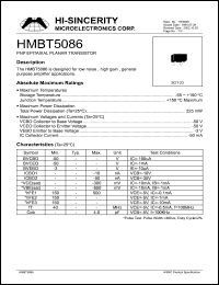 Click here to download HMBT5086 Datasheet