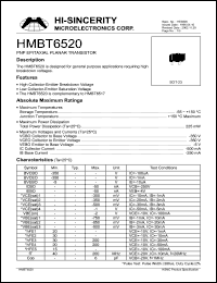 Click here to download HMBT6520 Datasheet