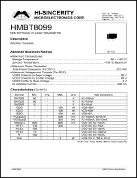 Click here to download HMBT8099 Datasheet
