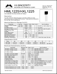 Click here to download HML1225 Datasheet