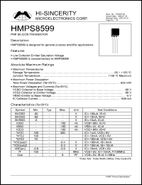 Click here to download HMPS8599 Datasheet