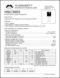 Click here to download HSC3953 Datasheet