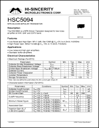Click here to download HSC5094 Datasheet