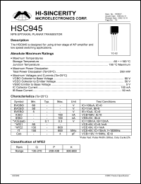 Click here to download HSC945 Datasheet
