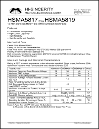 Click here to download HSMA5819 Datasheet