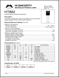 Click here to download HT882 Datasheet