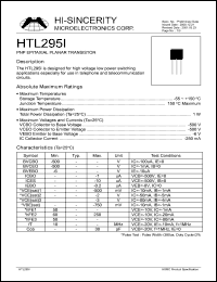 Click here to download HTL295I Datasheet