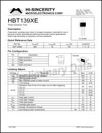 Click here to download HBT139 Datasheet