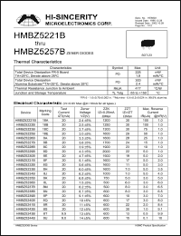 Click here to download HMBZ5221B Datasheet