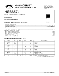 Click here to download HSB857J Datasheet
