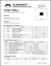 Click here to download HSB1386J Datasheet