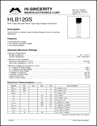 Click here to download HLB120S Datasheet