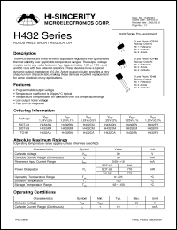 Click here to download H432CA Datasheet