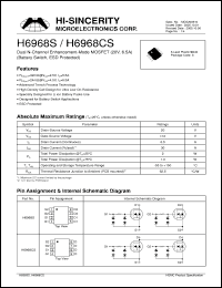 Click here to download H6968CS Datasheet