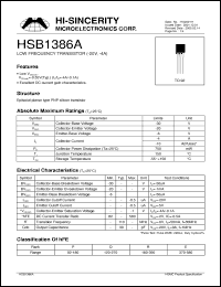 Click here to download HSB1386A Datasheet